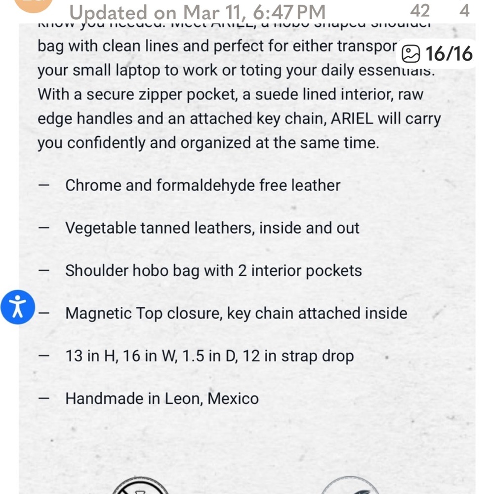 Bed Stu bag Ariel - Picture 11 of 11